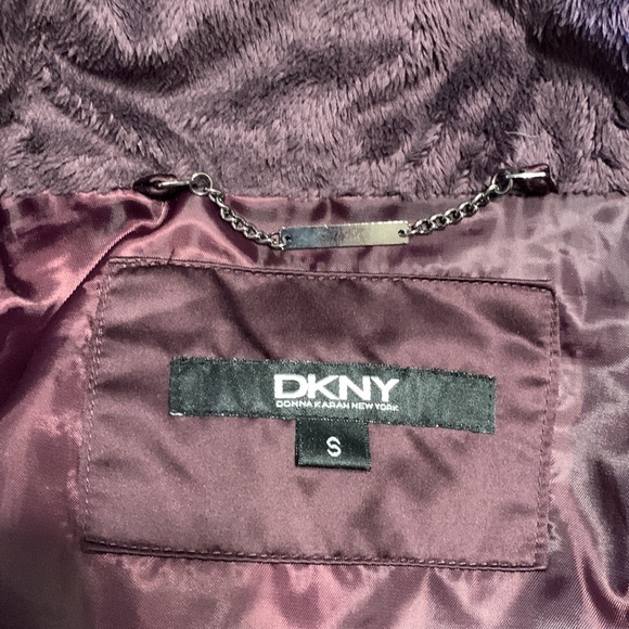 Womens DKNY Hooded coat - Picture 3 of 3